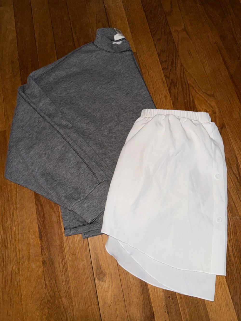 URBAN Romantics Heather Gray Knit Top